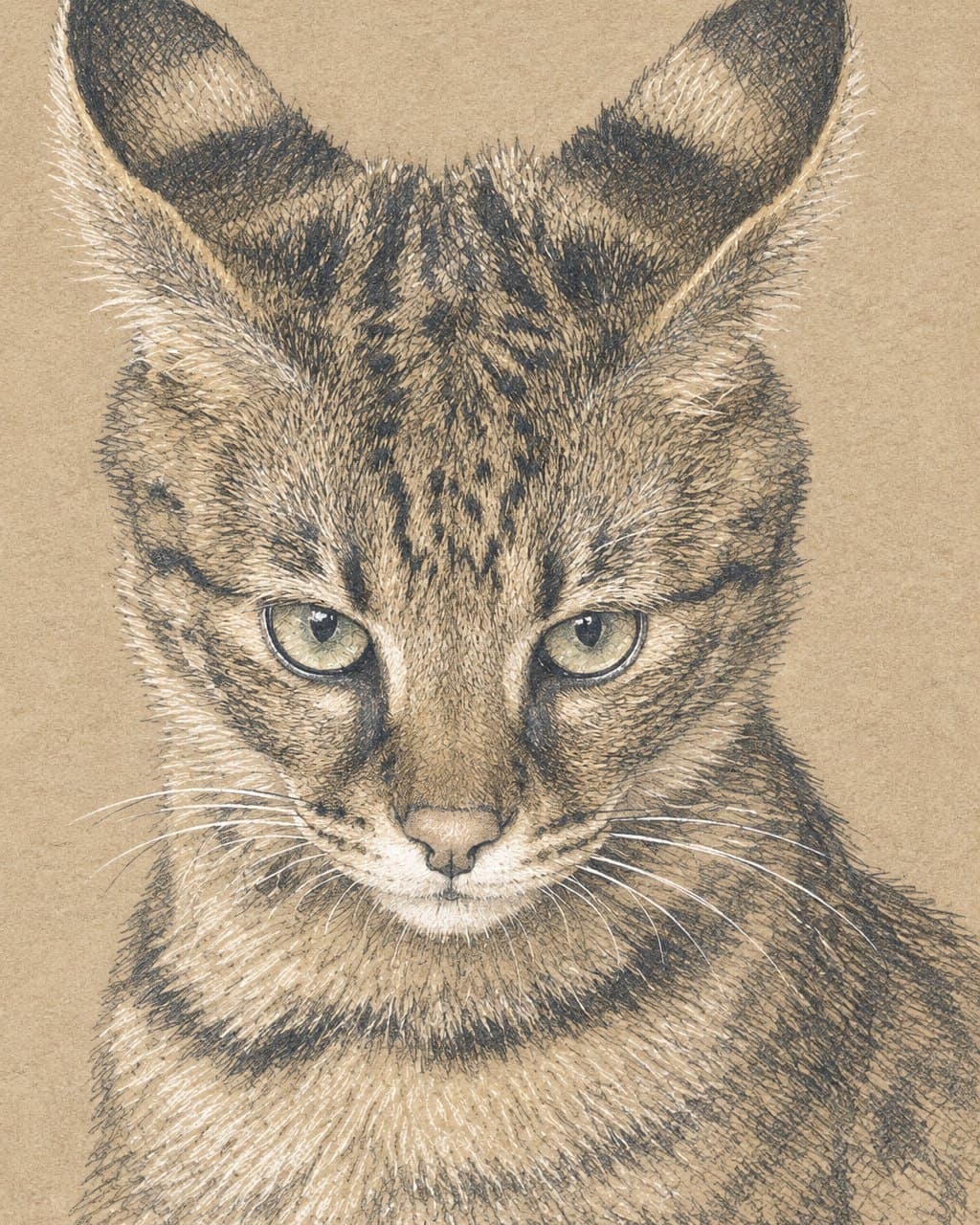 Kiara as a Pencil sketch portrait